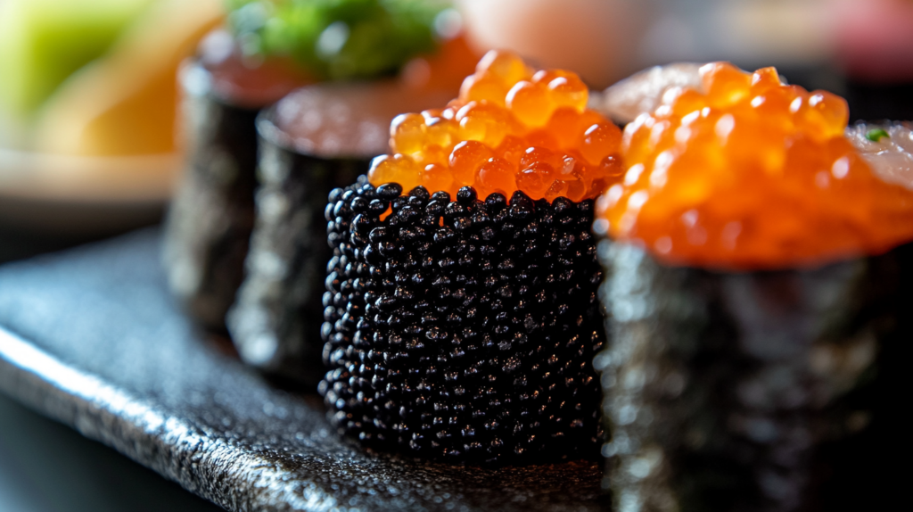 black tobiko