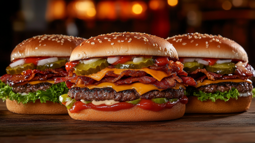 burger king is offering three new whopper sandwiches to try.
