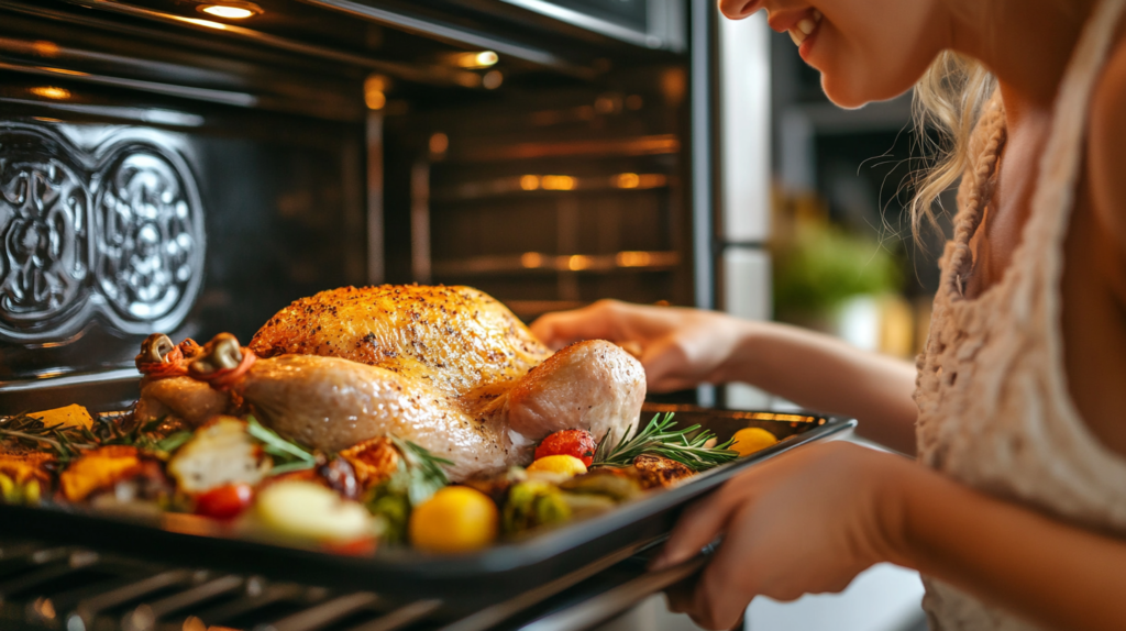 cooking a turkey in a convection oven