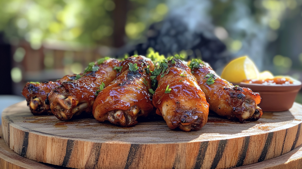 smoked chicken drumsticks