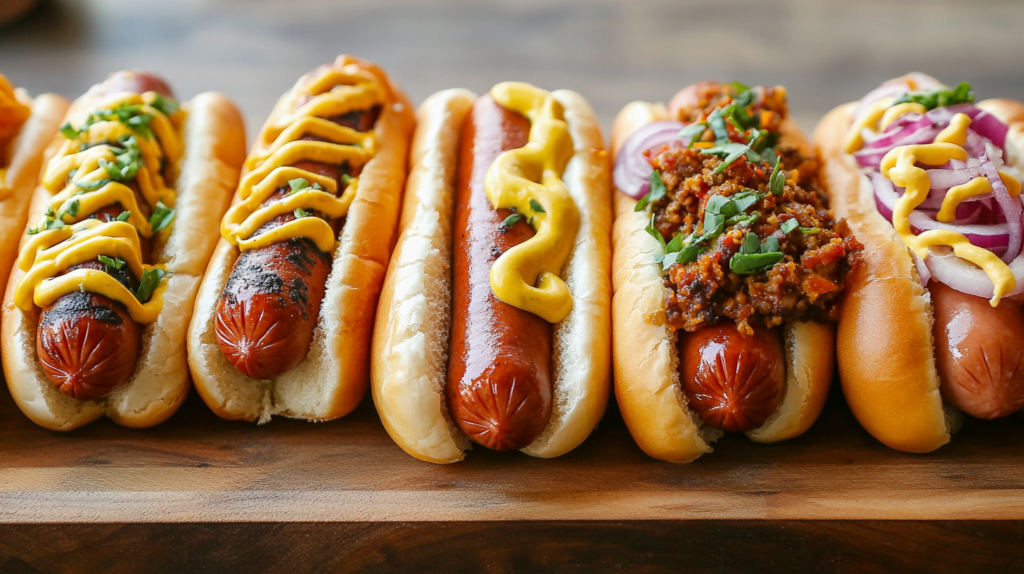 mini hot dogs