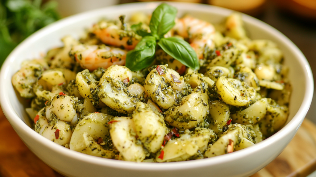pesto langostino zucchini and pasta recipes