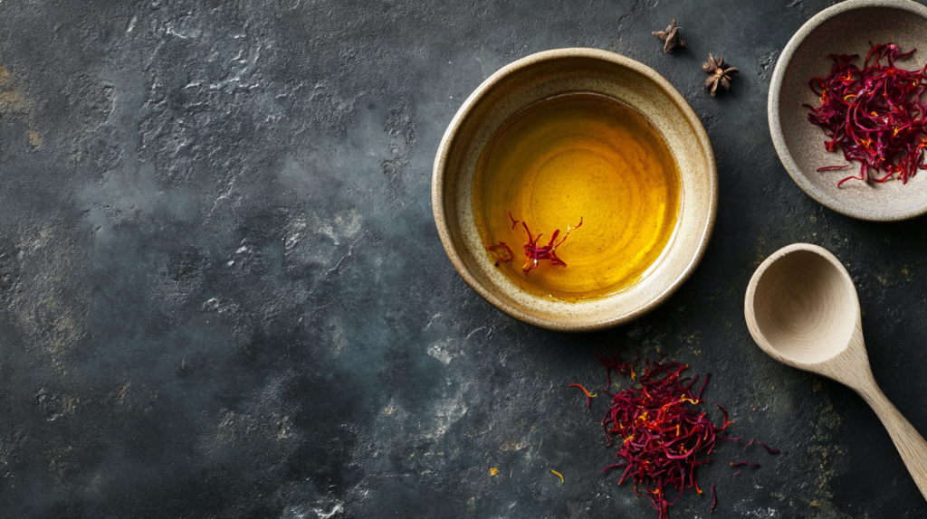 what does saffron taste like