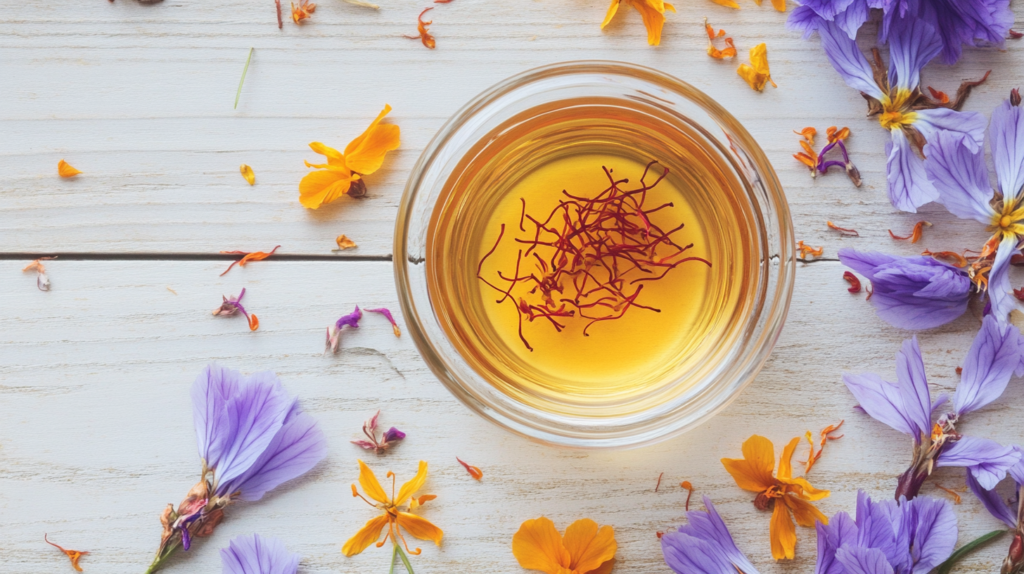 what does saffron taste like