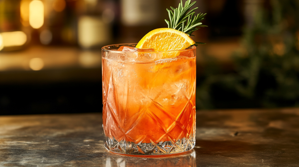 aperol spritz mocktail