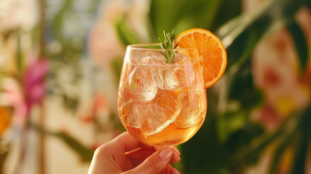 non alcoholic aperol spritz